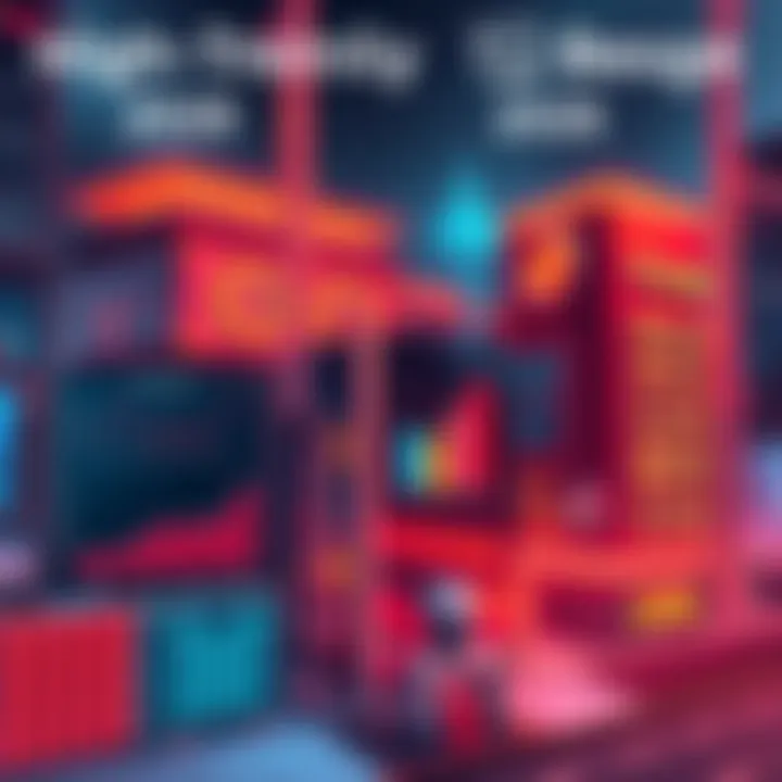 An illustration showing trends in high-quality mega building, featuring charts and graphs analyzing scoring, attack, and discipline patterns for 2026.