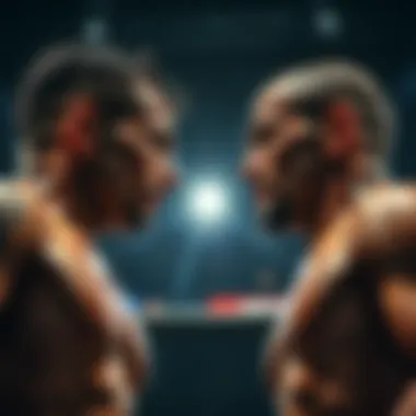 Max Holloway and Charles Oliveira square off in the octagon before UFC 326