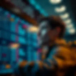 A person looking at betting odds on a screen with an optimistic expression, reflecting hopes for winning without setbacks.