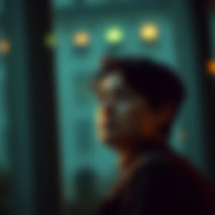 A person looking ahead with a thoughtful expression, symbolizing hope after a loss.