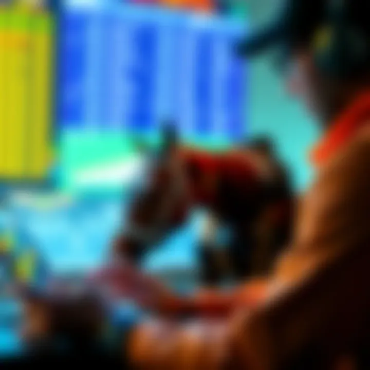 A person analyzing horse racing odds and statistics to improve betting strategies