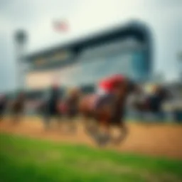 Exciting horse racing event in Sha Tin, with crowds cheering and horses racing on the track