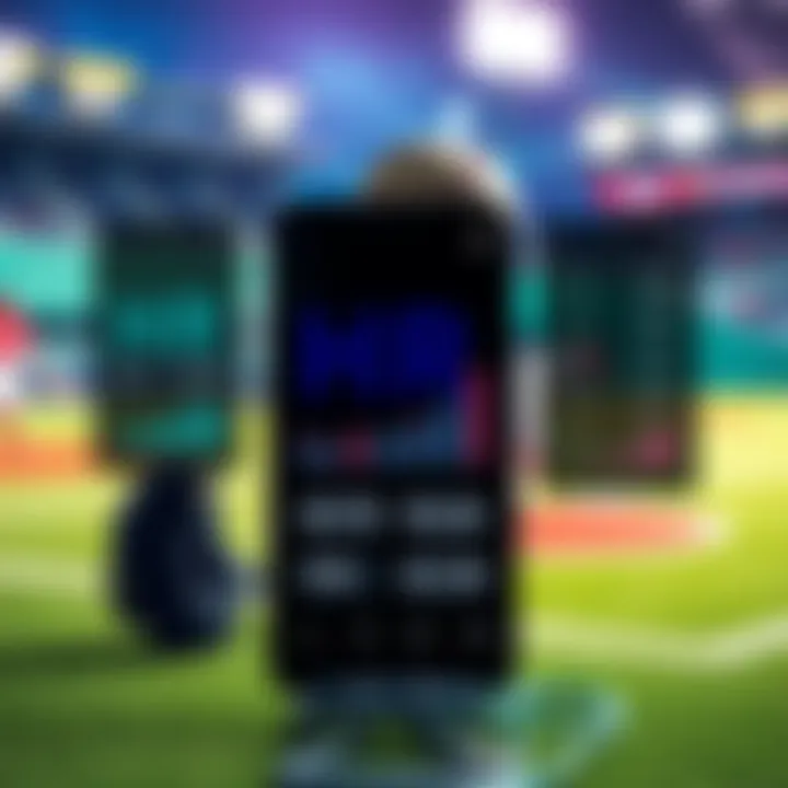 A graphic showing the latest HR developments in sports, with baseball elements and statistics displayed.