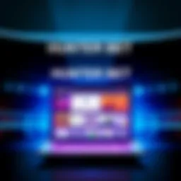 A graphic showing the HUNTER BET service, highlighting premium features and daily updates, set against a sleek background.