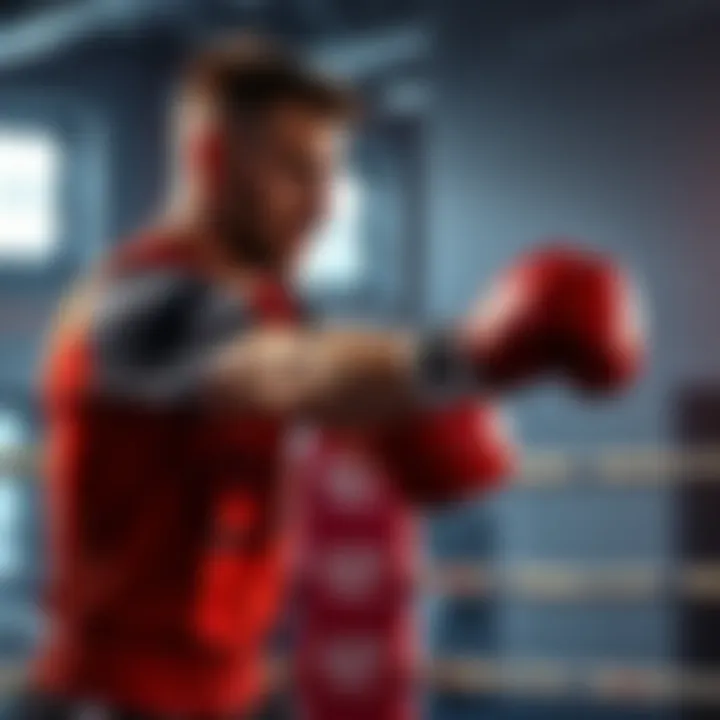 Ian Garry in a training session, showcasing his speed and reach as he prepares for the match against Makhachev.
