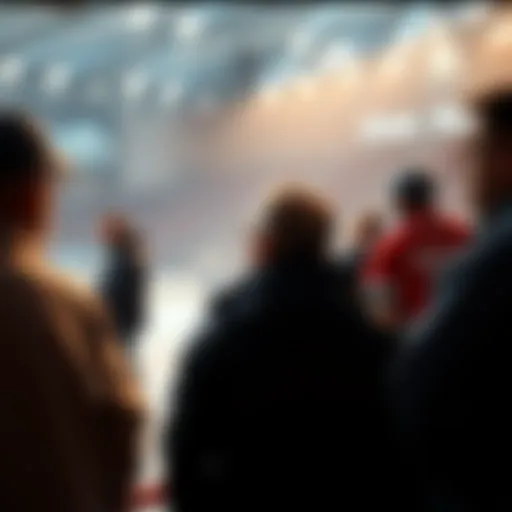 Fans discussing and sharing opinions about the IIHF World Championship 2025.