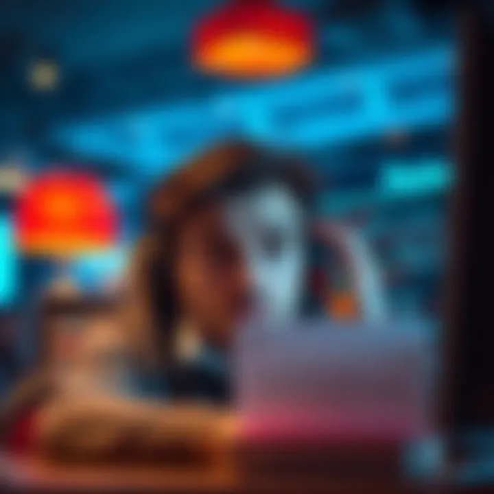 A person looking frustrated while trying to verify their ID for online gambling, with a computer screen showing an error message.