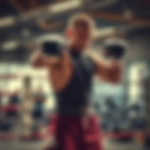 Ignacio Bahamondes showcasing his strength and skills during a training session, preparing for an upcoming fight.