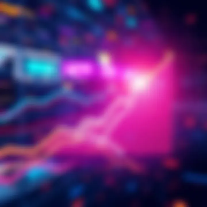 A graph showing industry changes and trends after the ninth spin, with upward movement emphasizing growth.