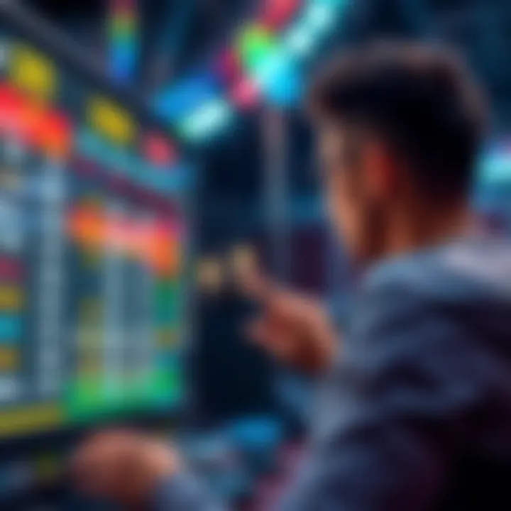 Improved Betting Options A sports bettor examines new betting options on a digital screen, highlighting variations like 25, 25.5, and 26 to enhance strategies.