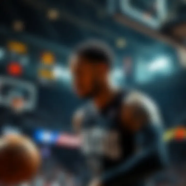 Ingram shows impressive skills during a game, demonstrating focus and determination