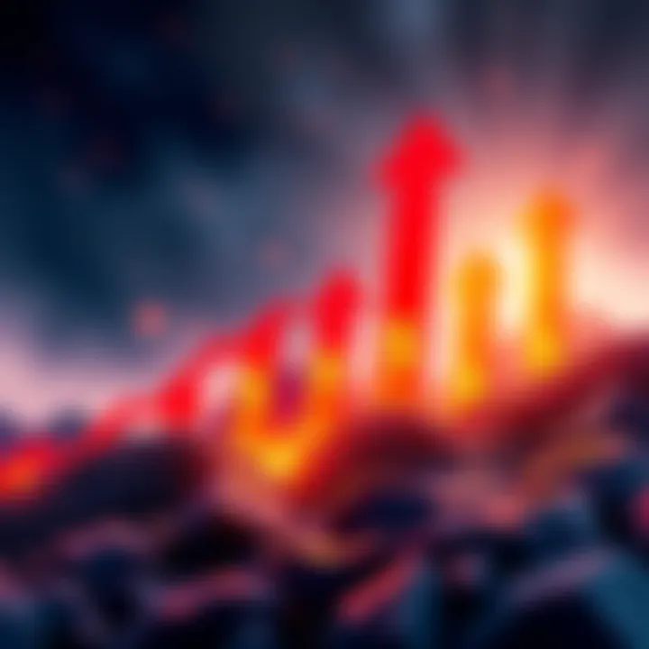 A graphic showing arrows rising up with dollar signs, representing profits from smart investments.