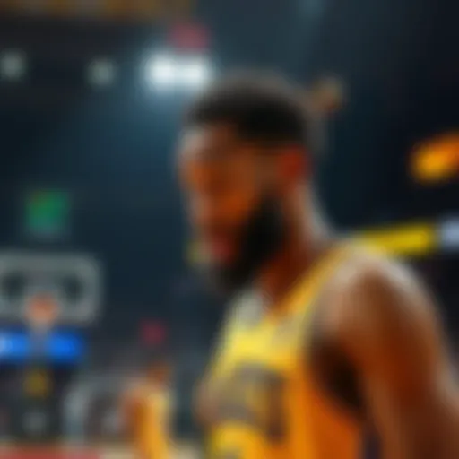 Jabari looking frustrated on the court after failing to get more assists in the second half