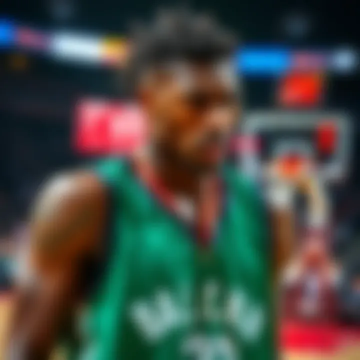 Jalen Green looking frustrated after a turnover during a basketball game