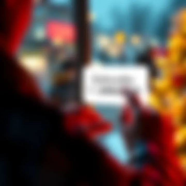 A person checking their email and clicking on a button labeled 'Subscribe for January' to claim a subscription bonus