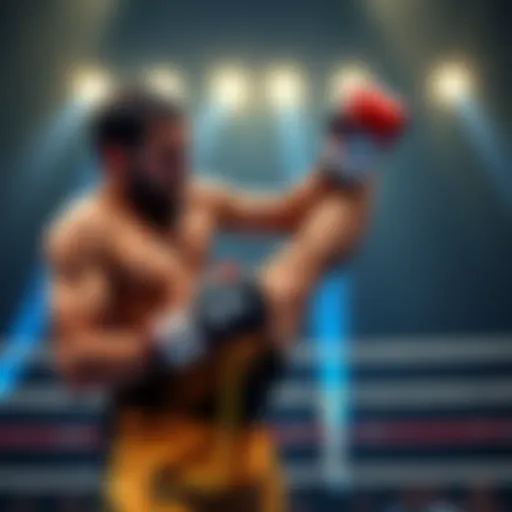 Jesus Aguilar executing a guillotine choke during a fight