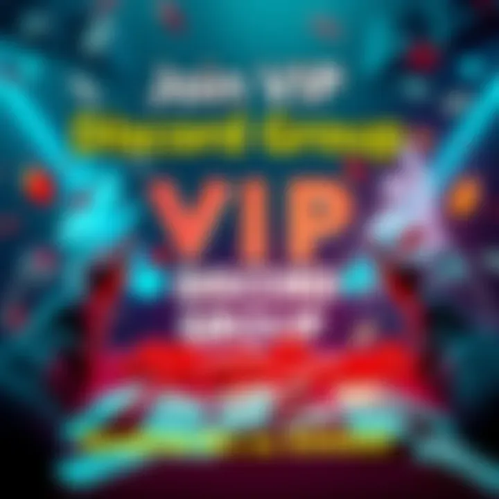 Join VIP Discord Group Graphic showing a VIP Discord group where members can increase their investment from $500 to $5000, with money symbols and excitement