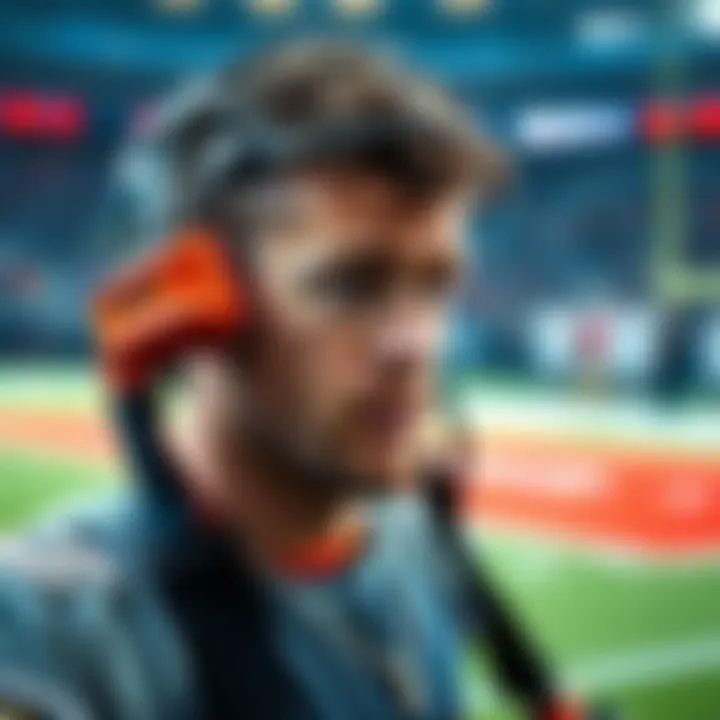 Josh Palmer practicing on the field, looking focused and ready for the next game