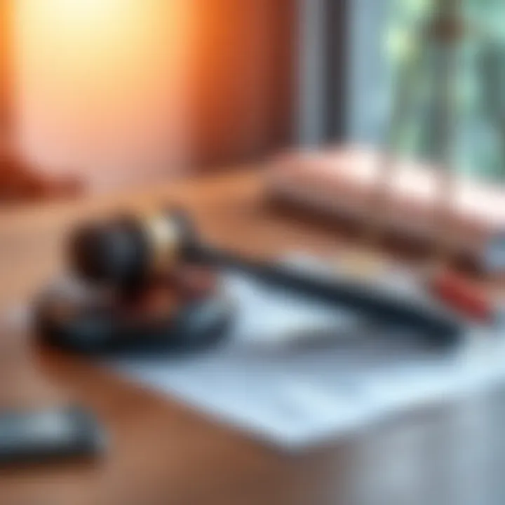 A gavel and legal documents on a table, symbolizing the urgent need for a judge in a legal matter