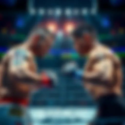 Kape and Horiguchi face off in the UFC Octagon during Fight Night event