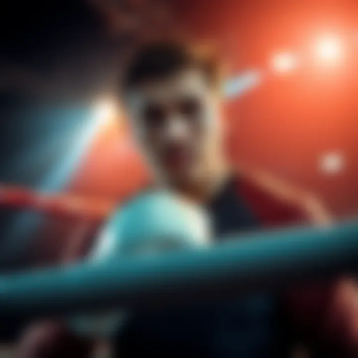 Kevin Borjas stands confidently in the boxing ring, ready for his match with a determined look
