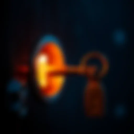 A close-up of a key inserted into a lock, symbolizing security and protection in everyday life.