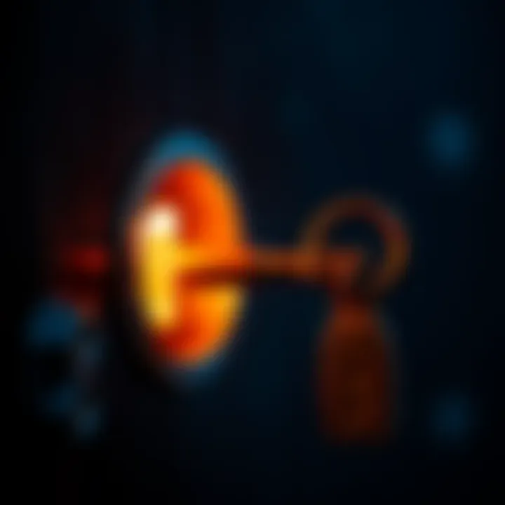 A close-up of a key inserted into a lock, symbolizing security and protection in everyday life.