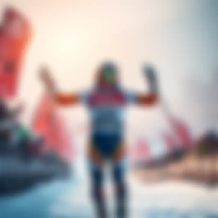 Klaebo crosses the finish line in first place at a Ski World Cup event, celebrating his victory with a smile.