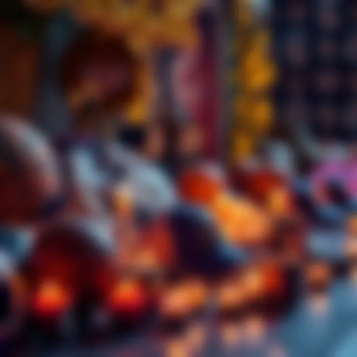 A tribute scene with candles and basketball memorabilia honoring Kobe Bryant's legacy.