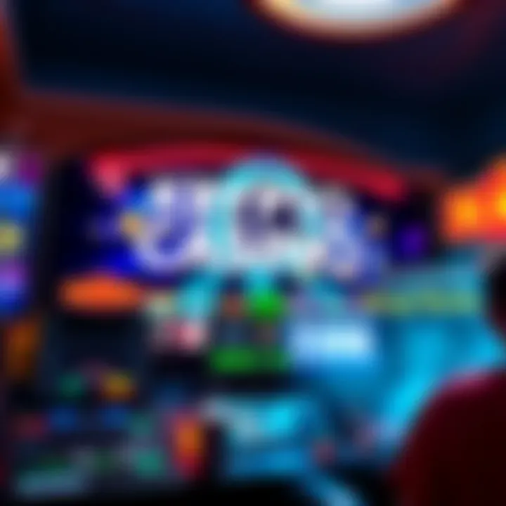A vibrant display of a Krypto Casino highlighting attractive promotions and bonuses, featuring colorful graphics and gaming elements.
