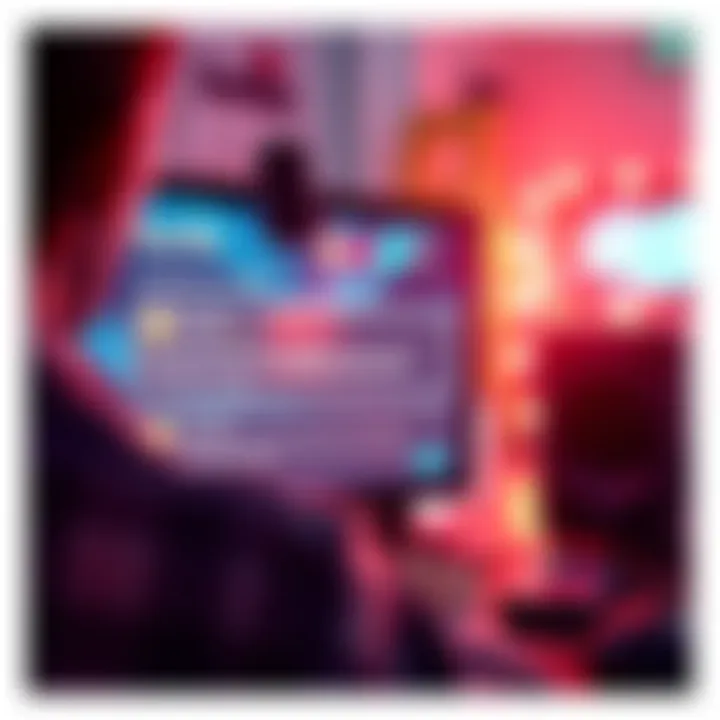 A person looking at a computer screen showing a digital currency wallet with bonus notifications for April.