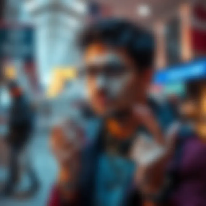 A Canadian individual showing their identification to earn money, with a focus on trust and opportunities