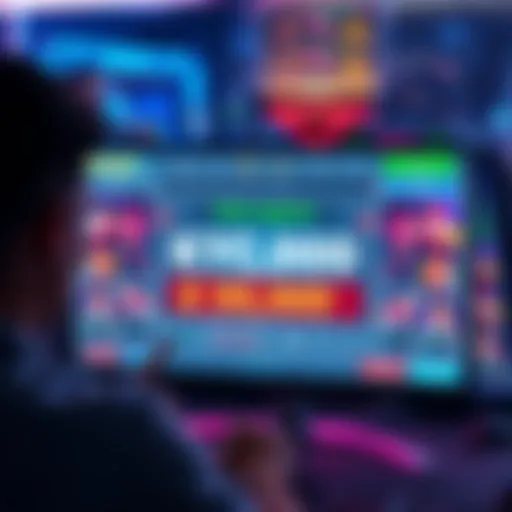 A person contemplating KYC requirements with a computer screen showing a winning amount exceeding $10,000