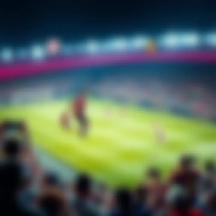 Players competing in a La Liga match, showcasing intense action and fan engagement in the stadium.