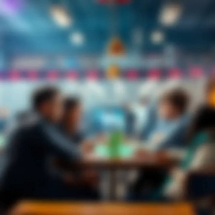 Latest Betting Strategies A group of people discussing betting strategies and sharing experiences at a table