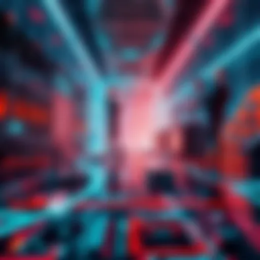 A modern digital landscape showcasing advancements in technology and trends for 2026