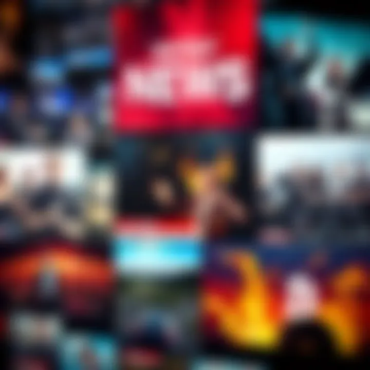 A collage of recent news headlines and images showcasing current events