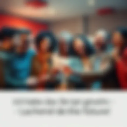 A group of diverse people laughing together while holding a script, showing mixed reactions to its content.