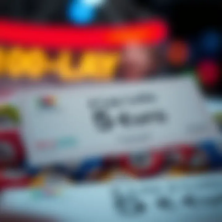 A betting slip showing a 5 Euro bet for Lay Lotto with potential winning amount highlighted