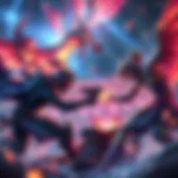 Hanwha Life Esports and BRION players engaged in an intense match on the Rift