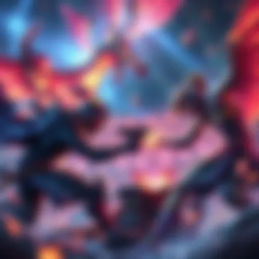 Hanwha Life Esports and BRION players engaged in an intense match on the Rift