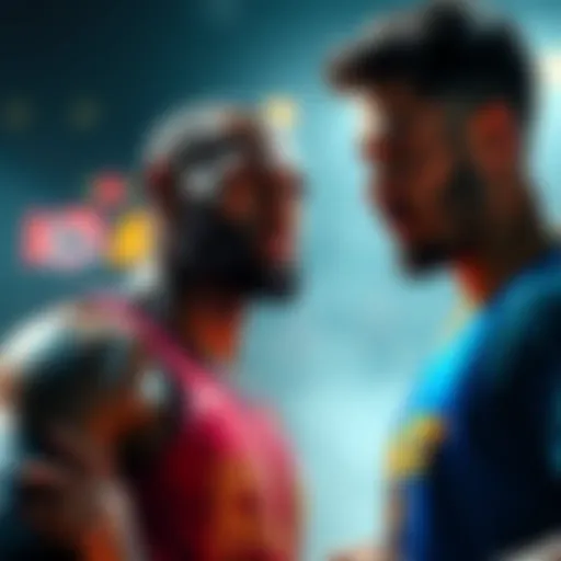 LeBron James discussing game strategy with analysis on player performances for a betting guide