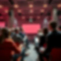 People engaging in a heated debate about LeShit's provocative statements in a forum setting