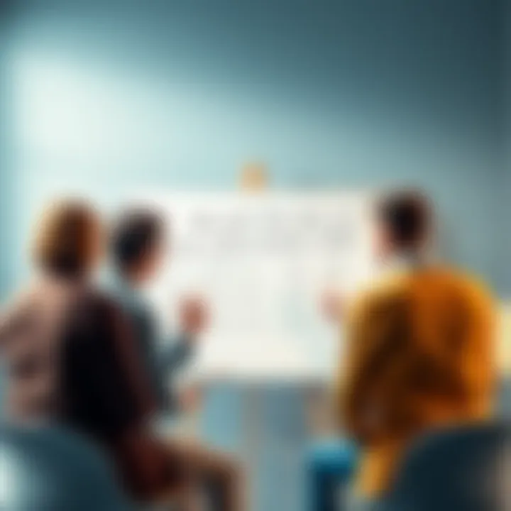 People discussing what amounts of money they consider life-changing, showing various opinions on a whiteboard