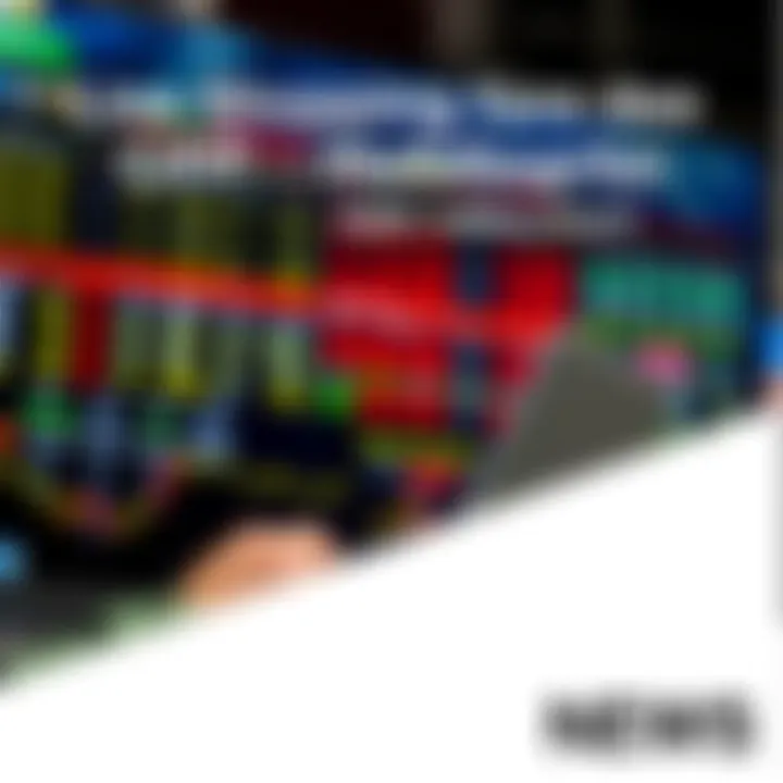 A person comparing betting odds and prices on a laptop with sports graphics in the background