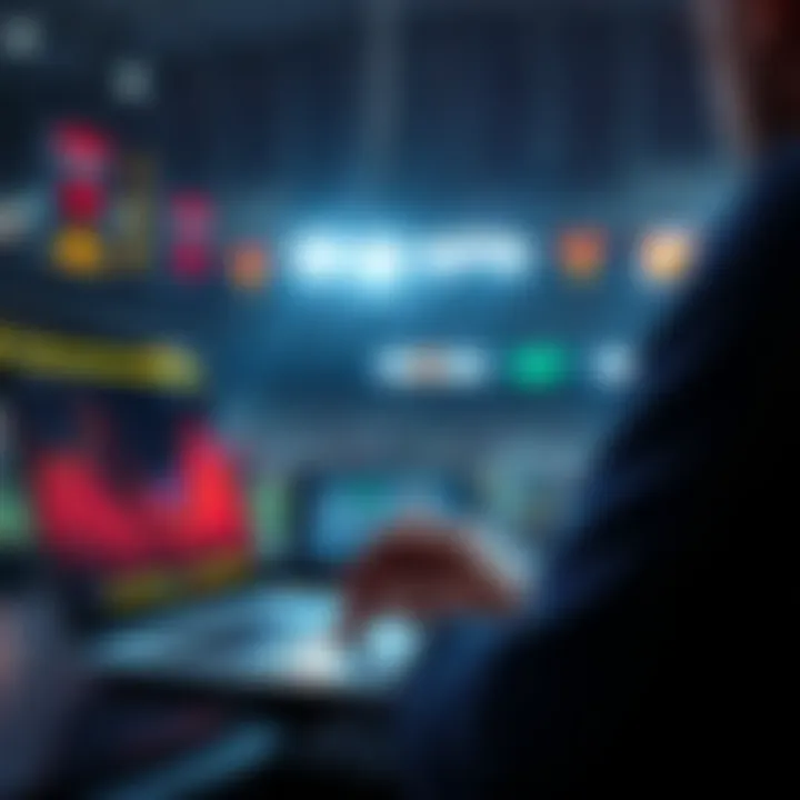 A person analyzing sports statistics and placing bets on a laptop during a live match.