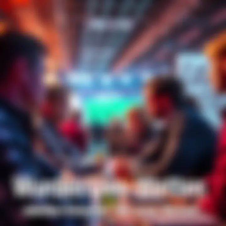 People discussing the status of live betting in a sports environment