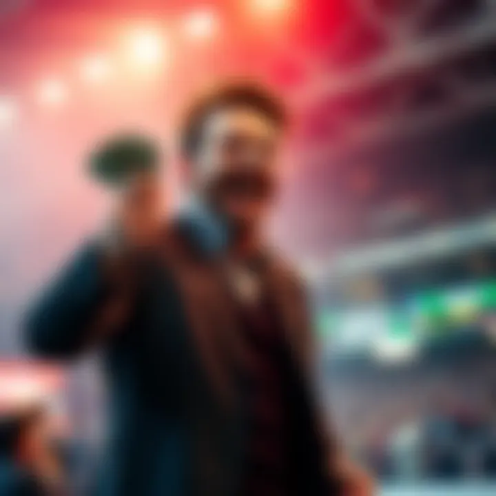 A person celebrating a big live betting win, holding cash and looking excited.