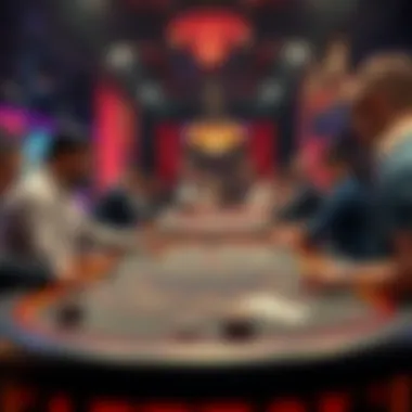 A live dealer blackjack table with players placing bets and interacting with the dealer.