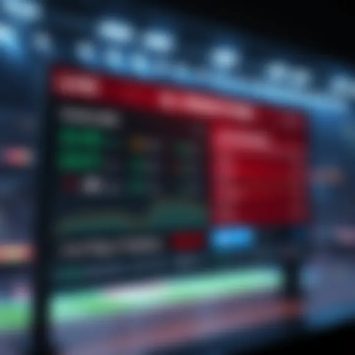 Live Player Predictions Display A graphic showing live player predictions on a screen, highlighting current game stats and analysis.